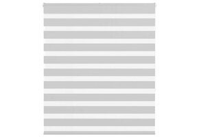 vidaXL Zebra rolgordijn Lichtgrijs (120x150cm) - 42% Korting!