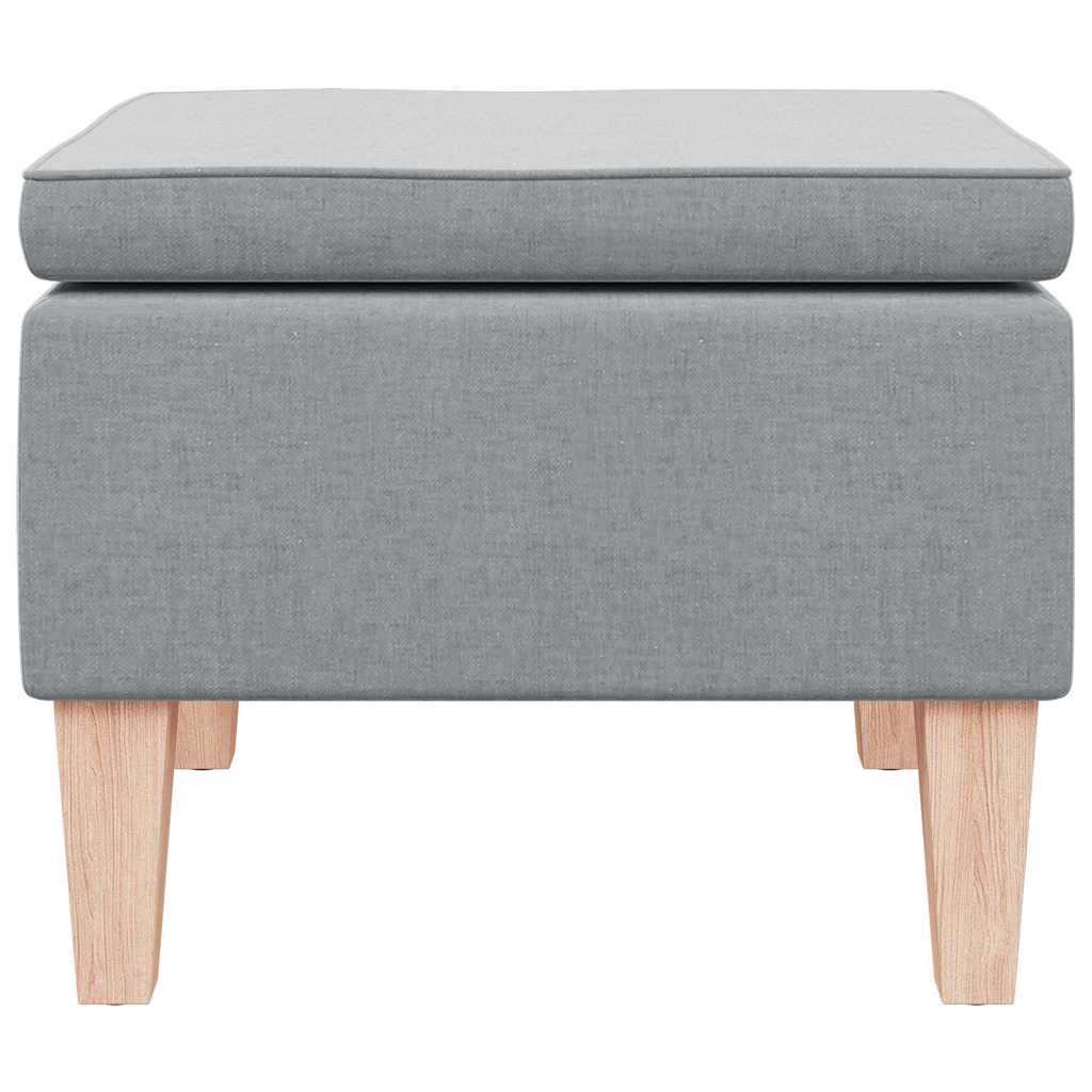 vidaXL Kruk Lichtgrijs - 33% Korting!