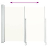 vidaXL Uittrekbaar Tuinscherm Crème - 51% Korting!