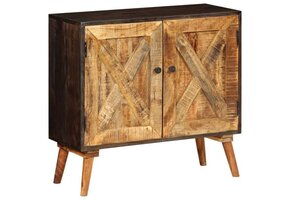 vidaXL Dressoir 85x30x75 cm Mangohout - Nu met 67% Korting!