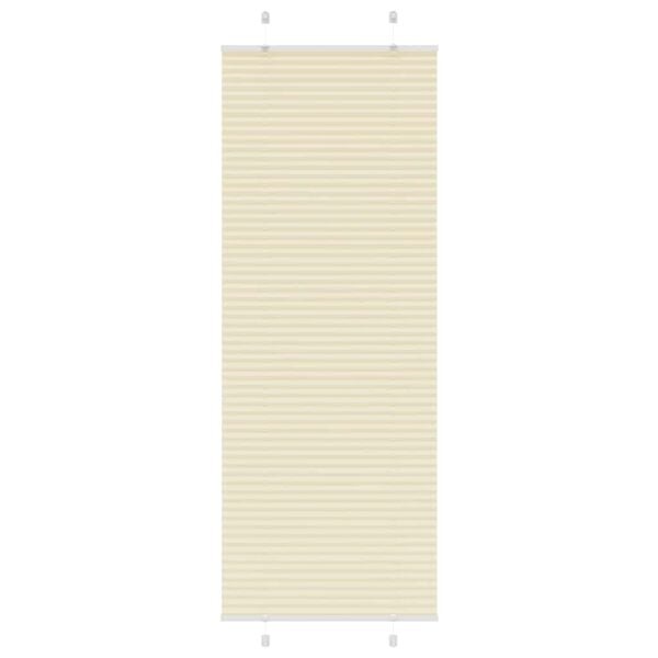 vidaXL Plissé Rolgordijn Crème 80x200cm - 34% Korting!