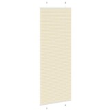 vidaXL Plissé Rolgordijn Crème 80x200cm - 34% Korting!