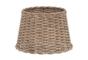 vidaXL Lampenkap Wicker Bruin - 55% Korting - Ø40x26 cm