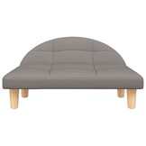 vidaXL Hondenmand Taupe - 70x52x30 cm | 40% Korting