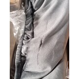 vidaXL Bedlades 2 st - Bewerkt Hout/Fluweel D.Grijs - 49% Korting