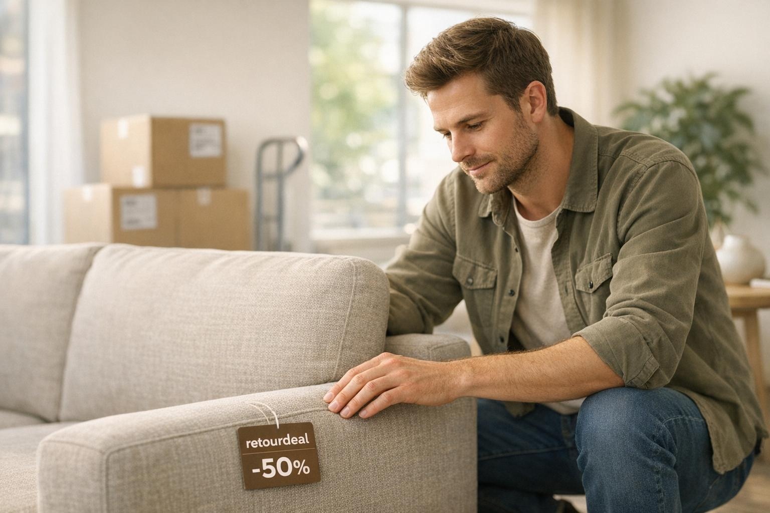 Retourdeals meubels: zo koop je zo-goed-als-nieuwe meubels voor de helft