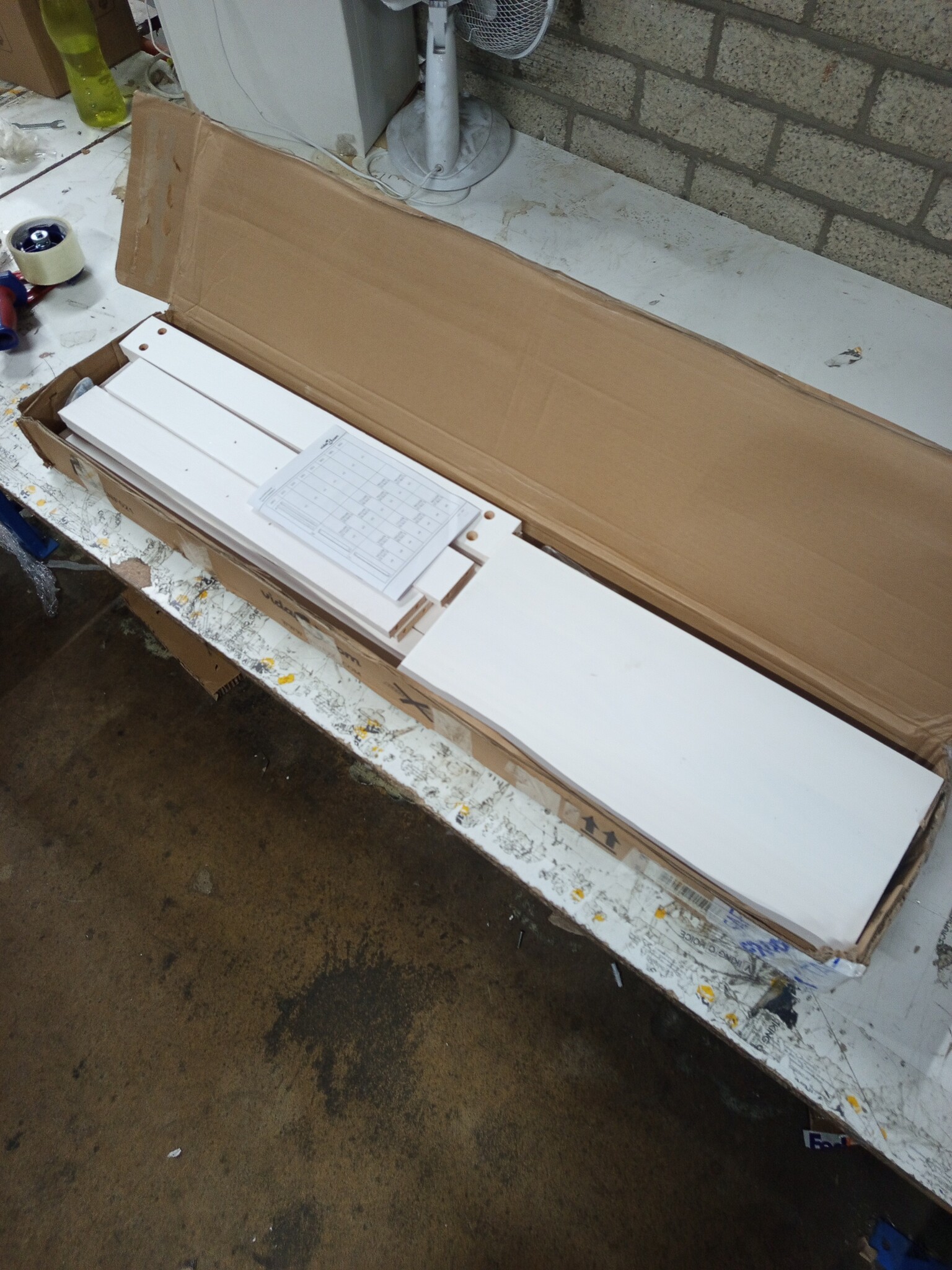 vidaXL Hoofdbord 125,5x4x100 cm massief grenenhout wit