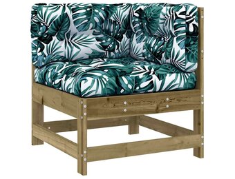 vidaXL Hoekbank Grenenhout - 45% Korting!