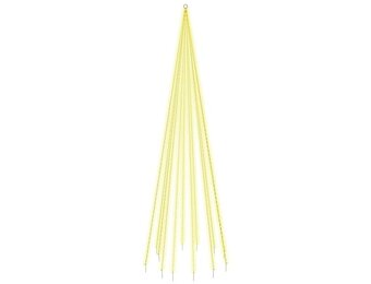 vidaXL Vlaggenmast Kerstboom 732 LED's Warmwit 500cm - 62% Korting