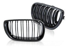 Grill nieren BMW E46 01-05 sedan/station SPORT GLANZEND ZWART