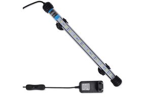 vidaXL LED-aquariumlamp 28 cm wit