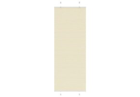 vidaXL Plissé rolgordijn 70x200 cm stofbreedte 69,4 cm polyester crème