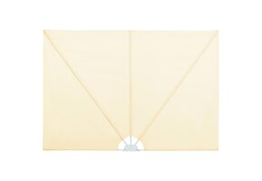 vidaXL Terrasscherm Crème 240x160 cm - 50% Korting