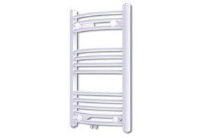vidaXL Radiator/handdoekenrek Curve Wit 500x764 mm - 45% Korting!