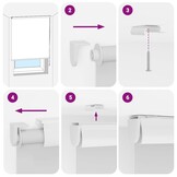 vidaXL Doucherolgordijn met cassette - 160x240 cm | -47%