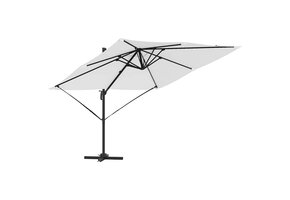 VidaXL Roma Parasol Beige 286x285cm - Nu 67% Korting!