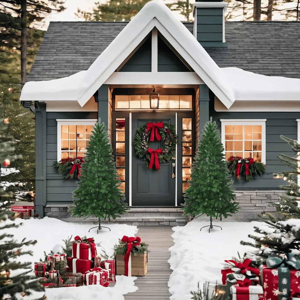 vidaXL Kunstkerstboom 150cm Groen met Levensechte Naalden - 50% Korting!