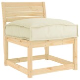 vidaXL Palletkussen Crème (50x50x12cm) - 57% Korting!