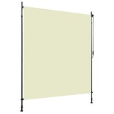 vidaXL Rolgordijn Buiten Crème 200x270cm - 60% Korting
