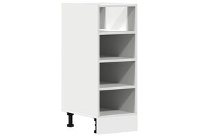 vidaXL Onderkast 30x44,5x81,5 cm bewerkt hout wit