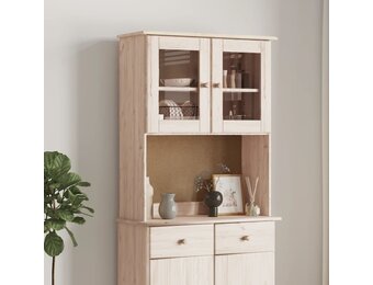 vidaXL ALTA Opzetkast Grenenhout - 77x30x92 cm | 46% Korting