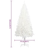 vidaXL Kunstkerstboom Wit 120cm - 31% Korting
