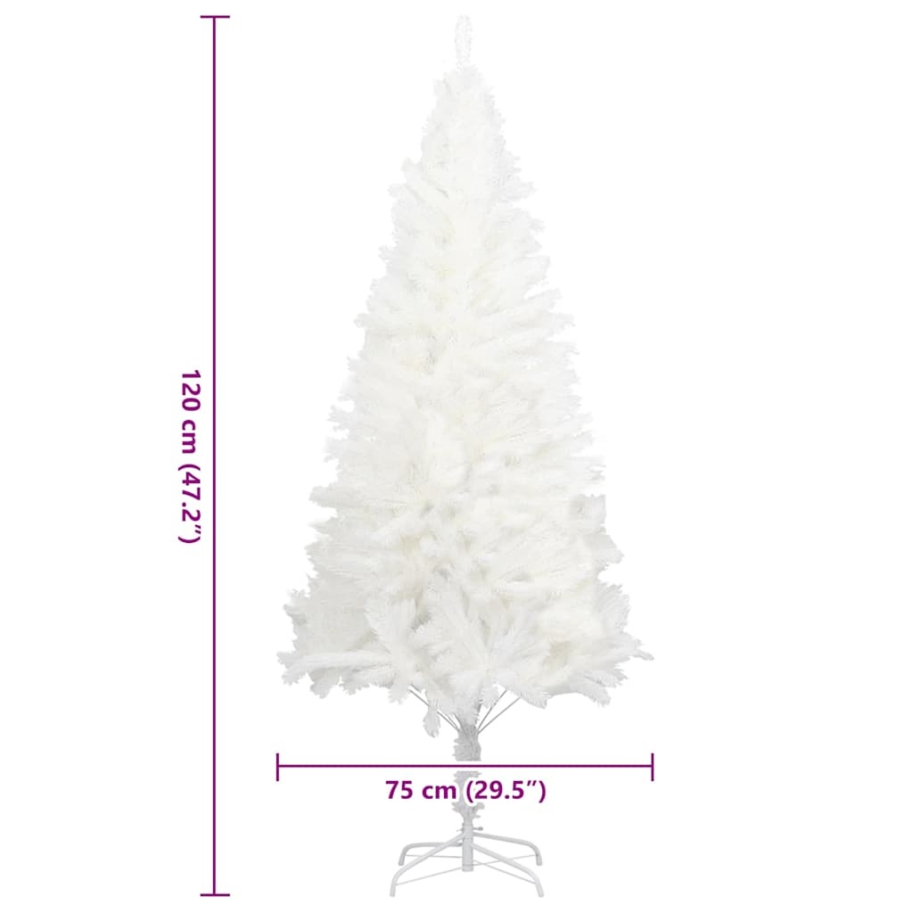 vidaXL Kunstkerstboom Wit 120cm - 31% Korting