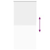 vidaXL Rolgordijn Verduisterend Wit 115x230 cm - 53% Korting!