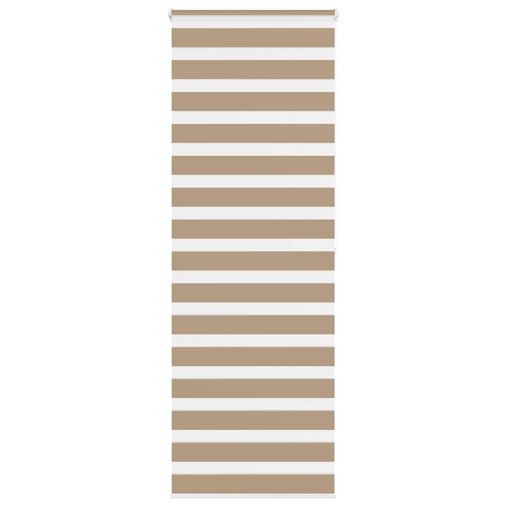 vidaXL Zebra Gordijn 90x200cm Zandbruin - 36% Korting!