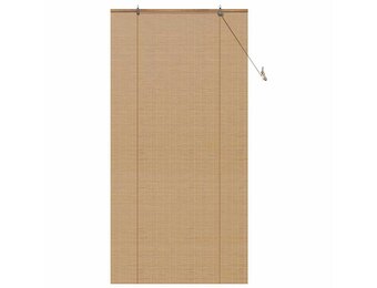 vidaXL Bamboe Rolgordijn Licht Bruin - 72% Korting!
