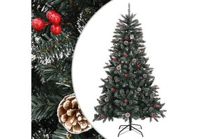 vidaXL Kunstkerstboom 150 cm PVC Groen (59% Korting!)