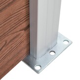 VidaXL Schuttingpaneel 180x146 cm HKC Bruin - Nu met 34% Korting!