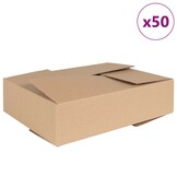 VidaXL Vouwdoos 50st Bruin 40x30x10 cm Karton | 70% Korting