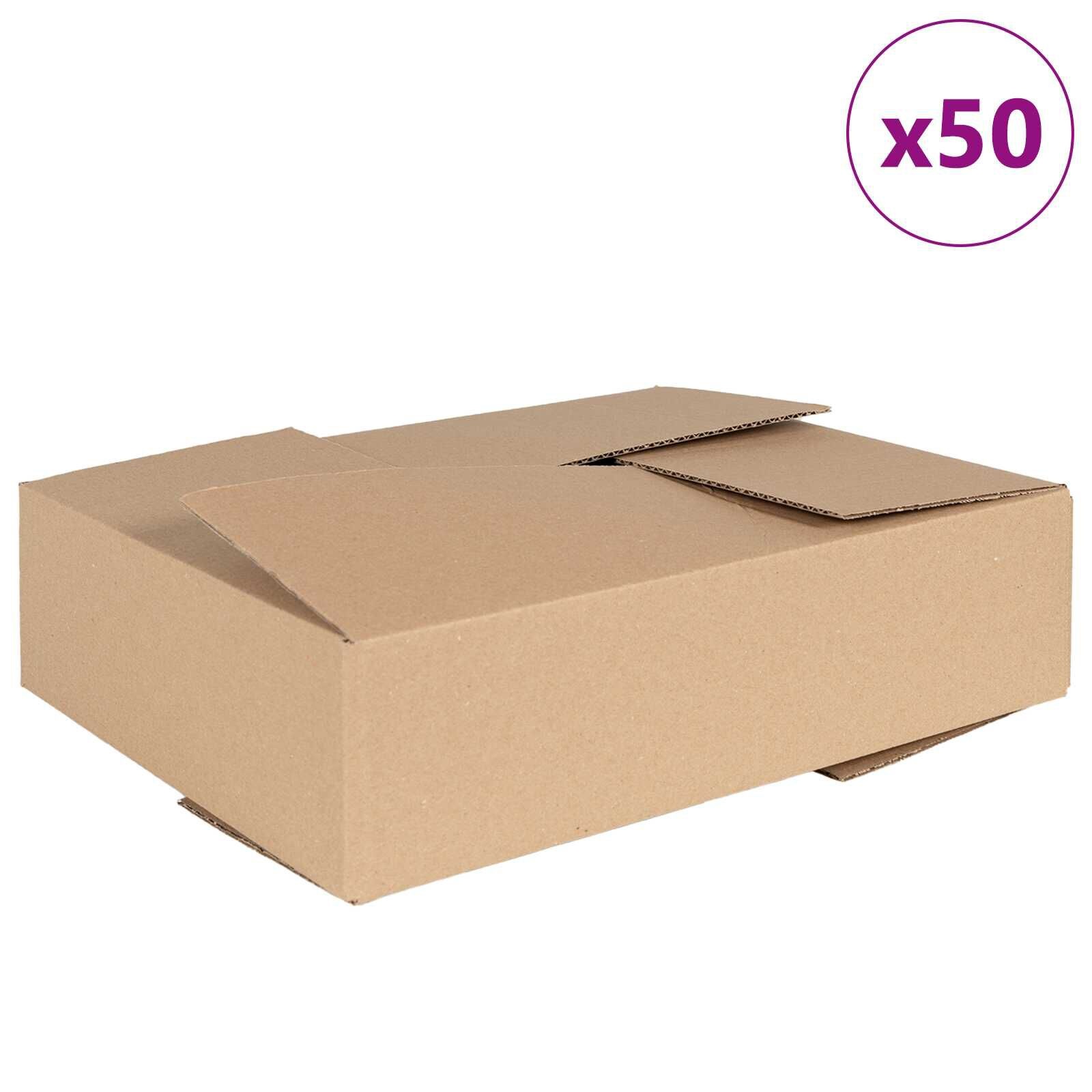 VidaXL Vouwdoos 50st Bruin 40x30x10 cm Karton | 70% Korting