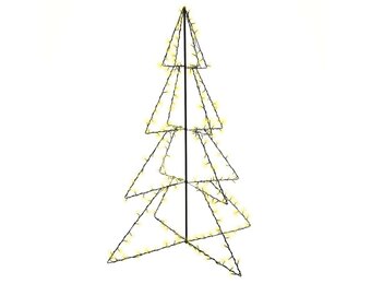 vidaXL Kegelkerstboom 240 LED's (Binnen/Buiten) - 56% Korting!