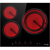 GASLAND CH604BF Plaque vitrocéramique autonome, plaque de cuisson encastrable de 60 cm, 4 zones de cuisson, zone de cuisson multiple, commande tactile, 6600 W