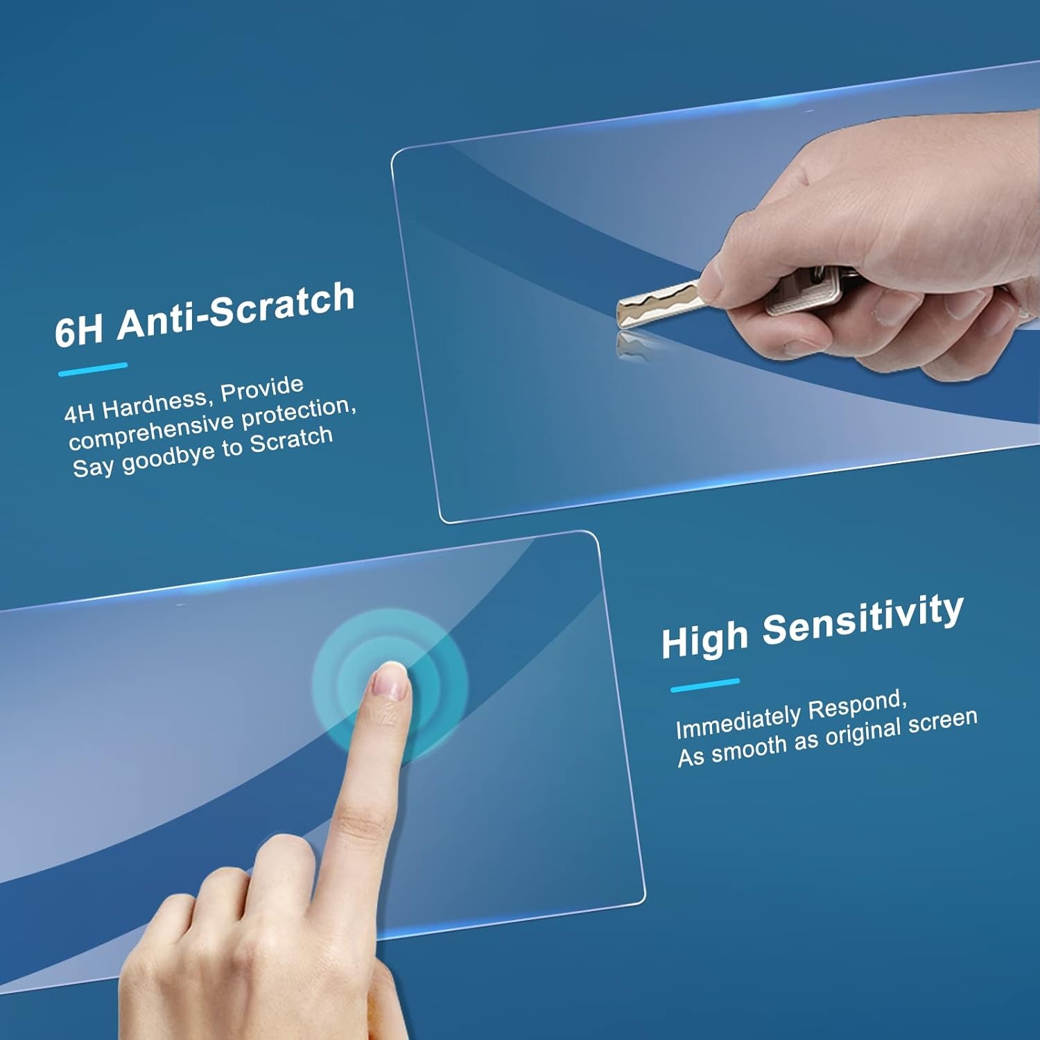 GAFAT Ki-a Sportage NQ5 2022-2024 2025 navigatie + Virtual Cockpit-beschermfolie, compatibel met Kia Sportage 2023 nano displaybeschermfolie, schokbestendig, 6H krasbestendig (curve)