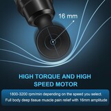 Massage Gun, Muscle Percussion Massager with 30 Speeds, Silent Hand Massager, Massage Gun with LCD Touchscreen, 10 Heads, Massage Gun for Shoulder, Body, Back, Relaxation