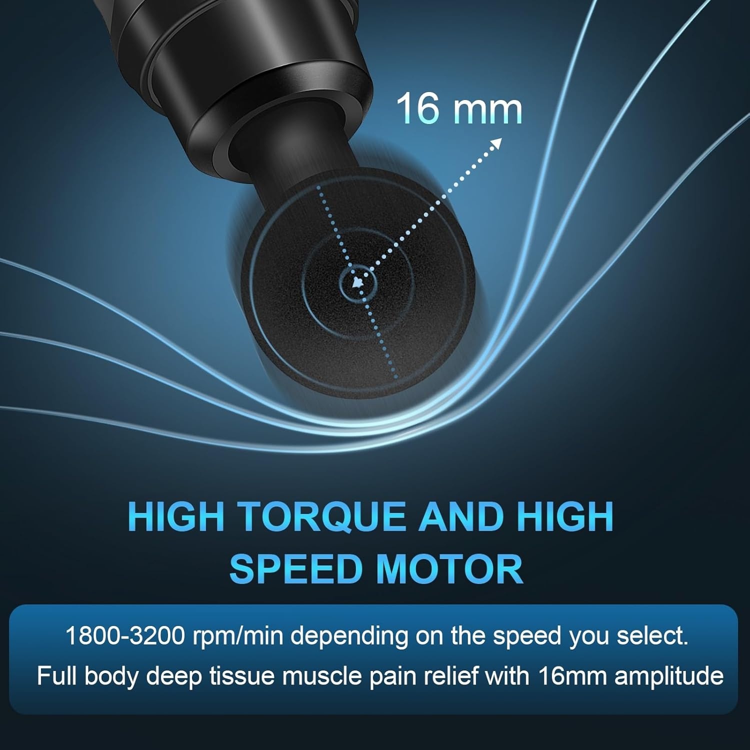 Massage Gun, Muscle Percussion Massager with 30 Speeds, Silent Hand Massager, Massage Gun with LCD Touchscreen, 10 Heads, Massage Gun for Shoulder, Body, Back, Relaxation