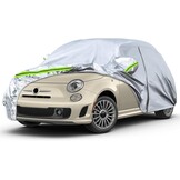 Autohoes, outdoor, waterdicht, geschikt voor 2007-2024, Fiat 500, 500C, 500E, Abarth 500, zomer, volledige garage, autozeil, afdekzeil, buitenafdekking voor regen, zon, stof, uv-bescherming,