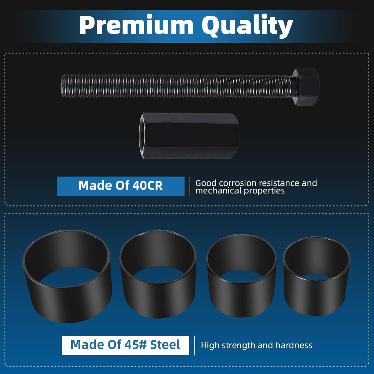 FreeTec FWD Voorwiel Tool Kit Drive Lager Verwijdering Adapter Nieuwe Trekker Katrol 21 st Tool Kit