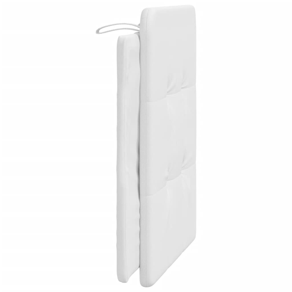 vidaXL Hoofdbordkussen 80 cm Kunstleer Wit - 55% Korting!