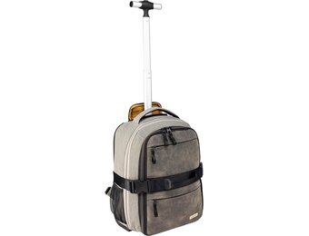 Cabin Max Evos onderstoel tas 40x30x15-40x30x20 cm lichtgewicht rugzak trolley handbagage voor KLM Wizzair BA easyJet Ryanair Transavia – uitbreidbare cabine bagage