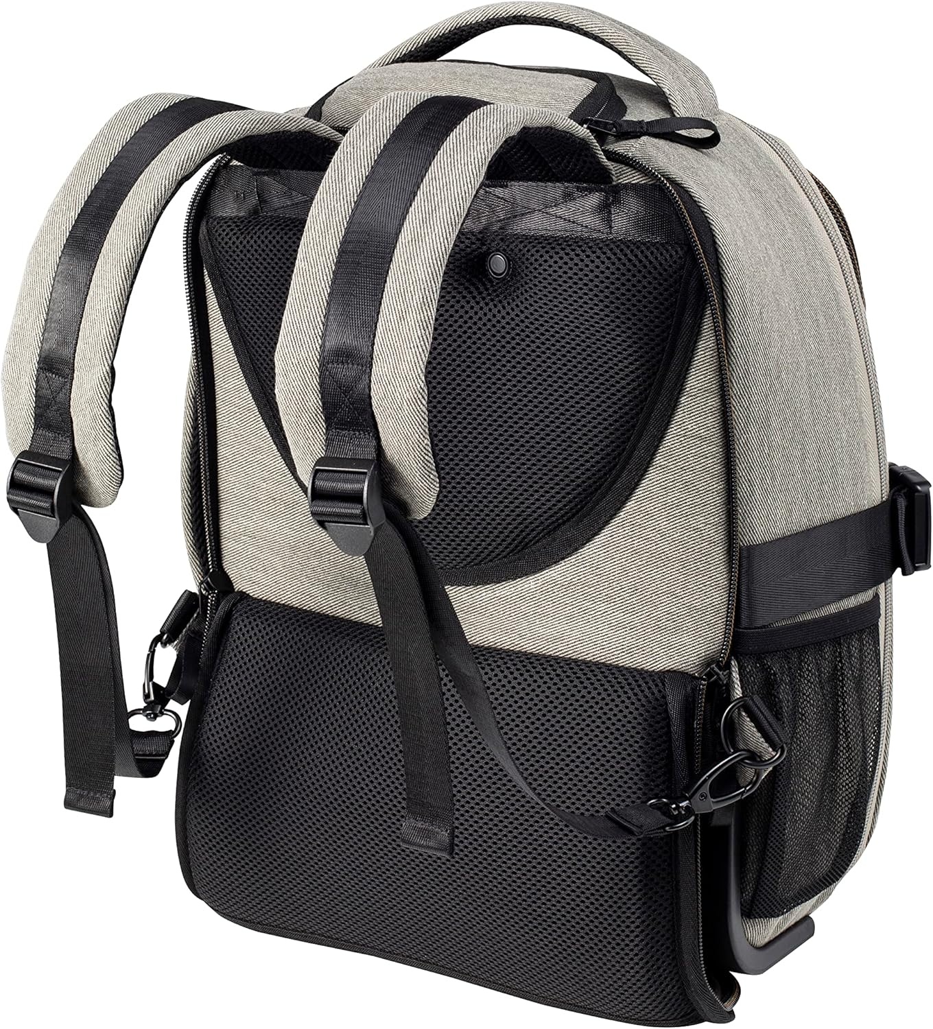 Cabin Max Evos onderstoel tas 40x30x15-40x30x20 cm lichtgewicht rugzak trolley handbagage voor KLM Wizzair BA easyJet Ryanair Transavia – uitbreidbare cabine bagage