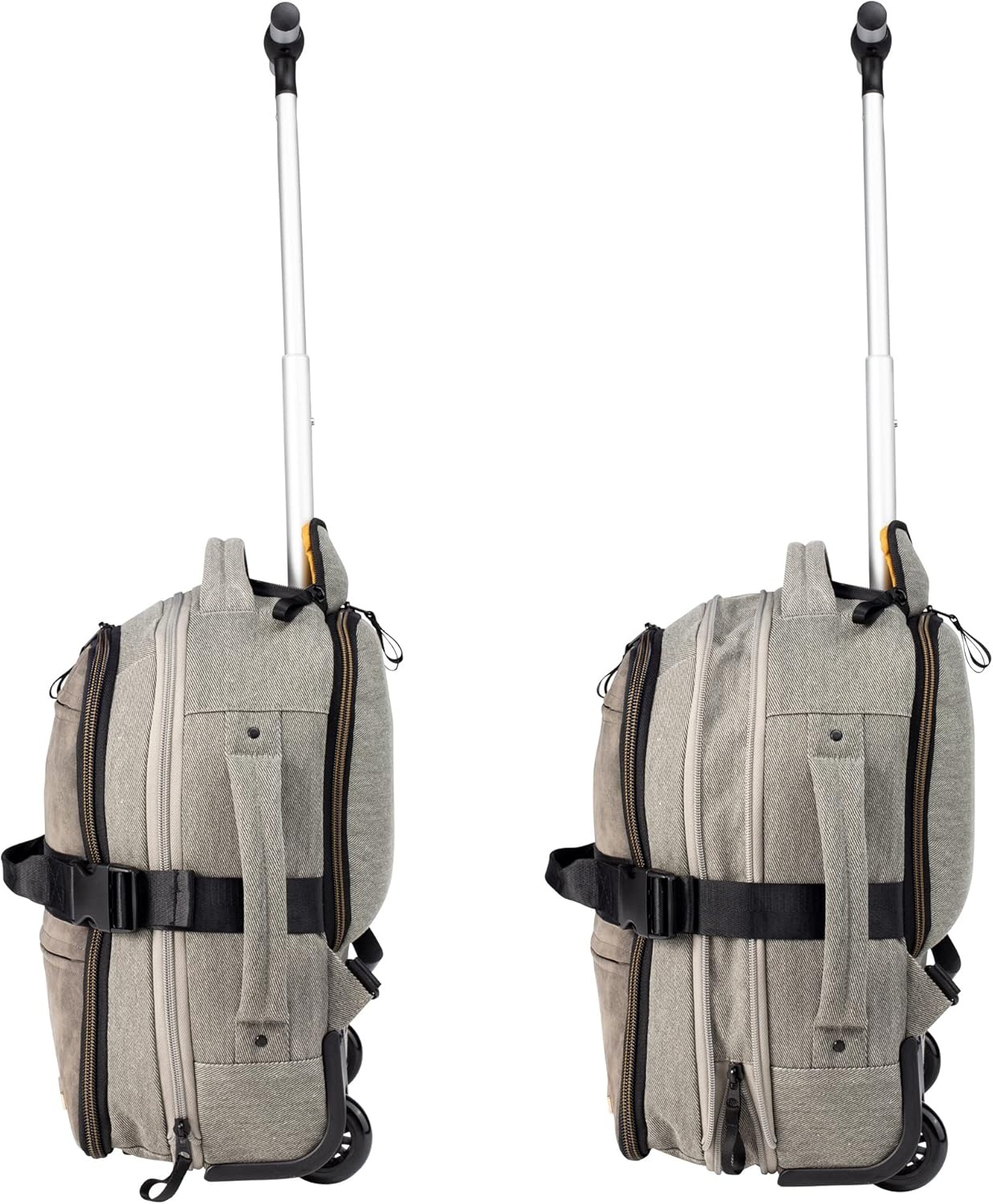 Cabin Max Evos onderstoel tas 40x30x15-40x30x20 cm lichtgewicht rugzak trolley handbagage voor KLM Wizzair BA easyJet Ryanair Transavia – uitbreidbare cabine bagage