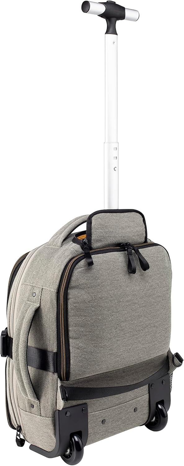 Cabin Max Evos onderstoel tas 40x30x15-40x30x20 cm lichtgewicht rugzak trolley handbagage voor KLM Wizzair BA easyJet Ryanair Transavia – uitbreidbare cabine bagage