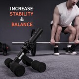 Tibialis Trainer, Tibia Dorsi kuitverhogingsmachine, knie-over-tenen-uitrusting voor het versterken van kuiten/scheenbeen/enkels, past op halterschijven van 2,5 cm (2,5 cm)