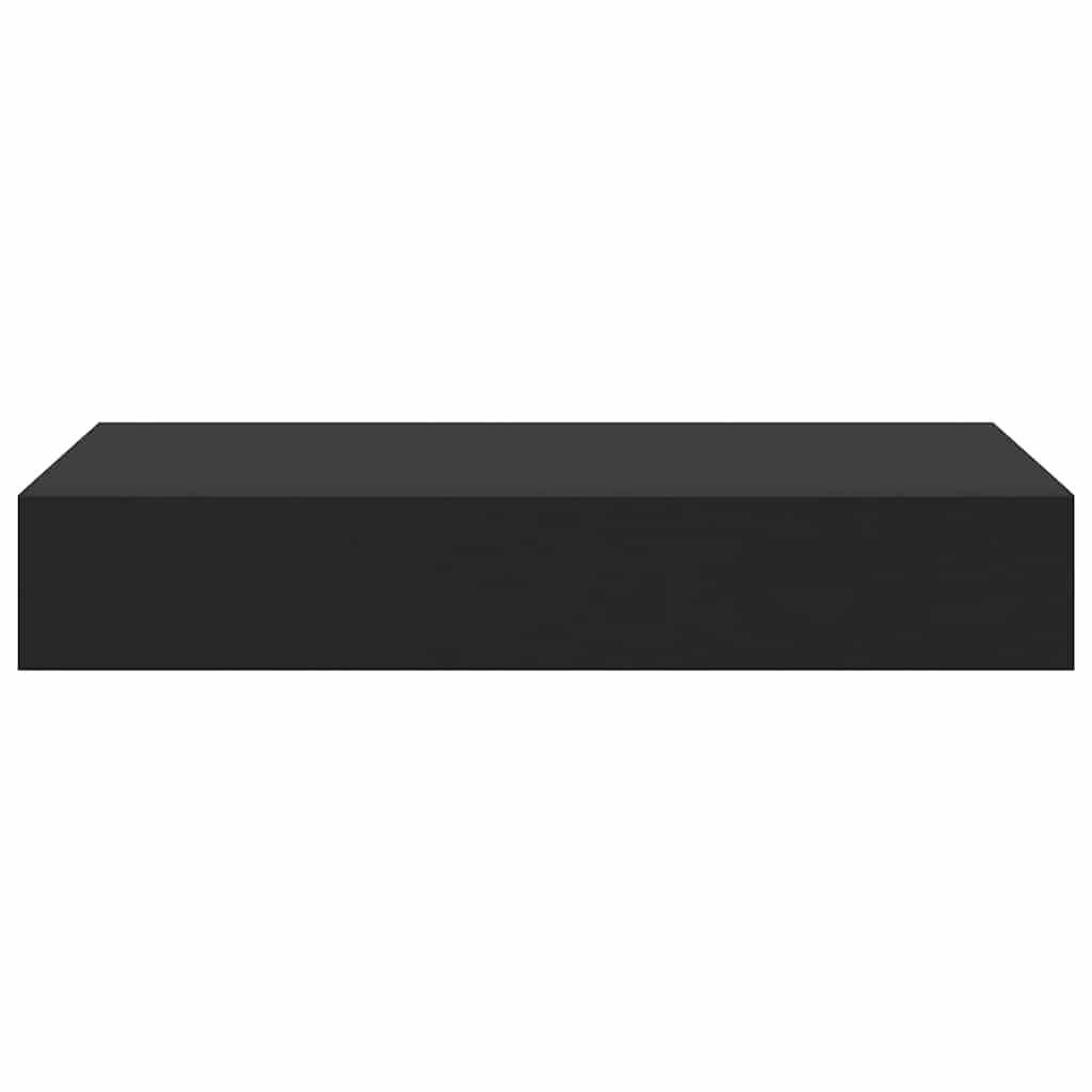 vidaXL Wandschap met lade (48x25x8cm) - Zwart | 63% Korting