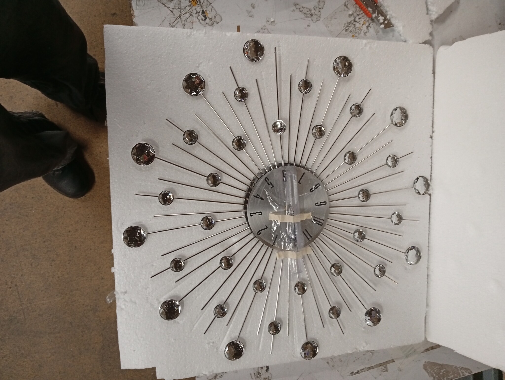 vidaXL Wandklok Quartz 50cm Modern - 72% Korting!