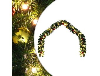 vidaXL Kerstslinger 5m met Kerstballen & LED | 60% Korting!